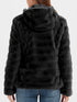 Damen Casual Kapuzenmantel aus Kunstpelz - Langarm Herbst Winter Jacke für Erwachsene